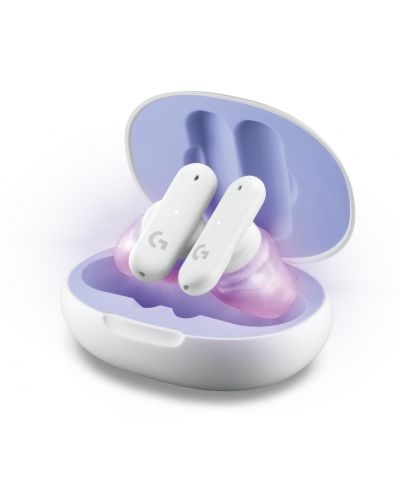 Bežične slušalice Logitech - G FITS Gaming Earbuds, TWS, bijele - 1