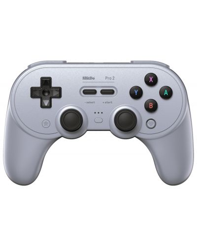 Bežični kontroler 8BitDo - Pro 2, Hall Effect Edition, Grey (Nintendo Switch/PC) - 1