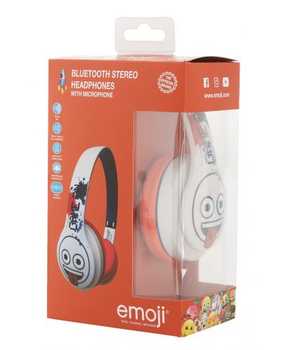 Bežične slušalice s mikrofonom Emoji – Game, dječje, plave - 8