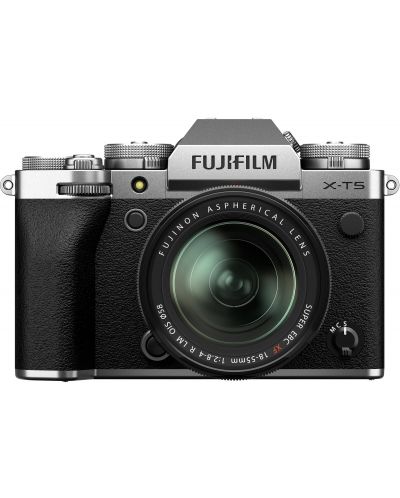 Kamera bez ogledala Fujifilm - X-T5, 18-55mm, Silver - 1
