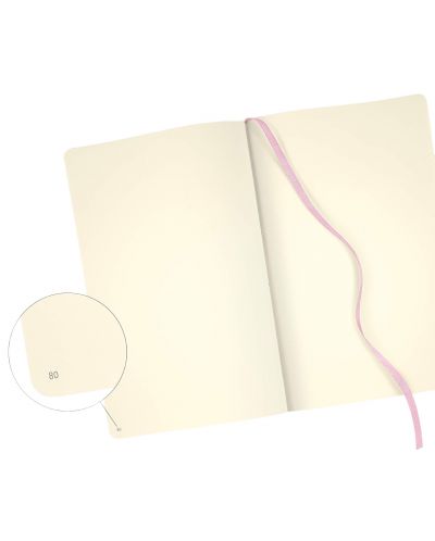 Bilježnica Castelli Eden - Flamingo, 13 x 21 cm, bijeli listovi - 3
