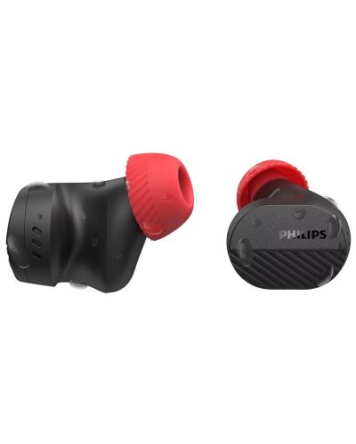 Bežične slušalice Philips - TAA5508BK/00, TWS, ANC, crno/crvene - 4