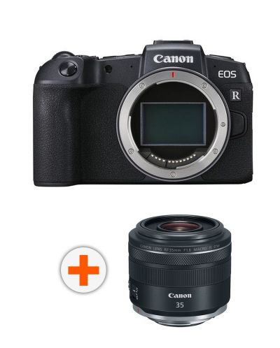 Kamera bez ogledala Canon - EOS RP, 26.2MPx, crna + Objektiv Canon - RF 35mm f/1.8 IS Macro STM - 1