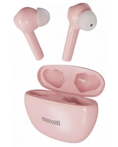 Bežične slušalice Maxell - Dynamic, TWS, ružičaste - 1