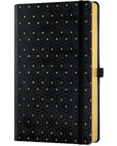 Dnevnik Castelli Copper & Gold - Honeycomb Gold, 13 x 21 cm, bijeli listovi - 2