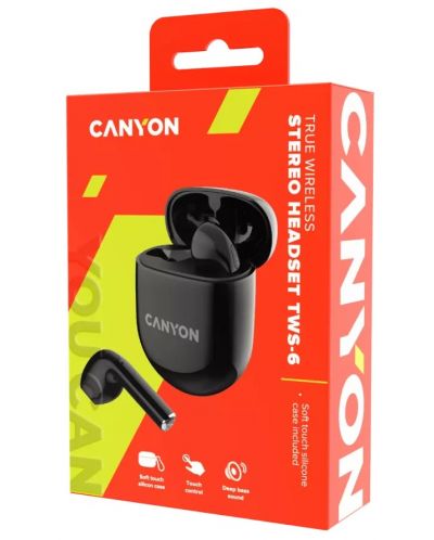 Bežične slušalice Canyon - TWS-6, crne - 5