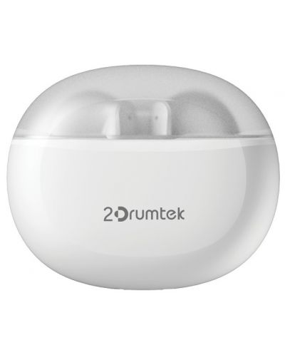 Bežične slušalice A4tech - B20 2Drumtek, TWS, bijele - 4