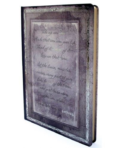 Bilježnica Lastva Antique - B5, siva - 1
