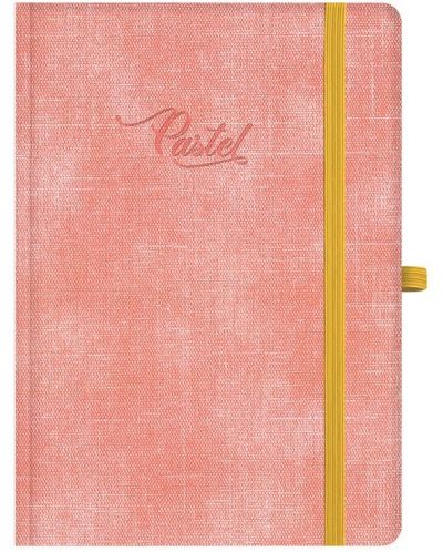 Dnevnik Lastva Pastelix - А5, 112 l, chamois, redovi, rozi - 1