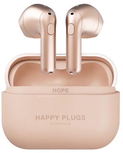 Bežične slušalice Happy Plugs - Hope, TWS, ružičasto/zlatne - 1