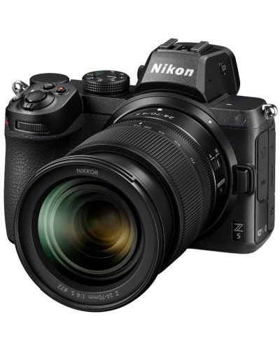 Fotoaparat bez zrcala Nikon - Z5, Nikkor Z 24-70mm, f/4 S, crni - 3