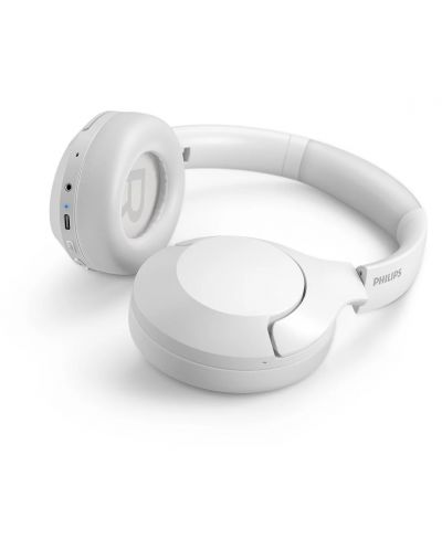 Bežične slušalice Philips - TAH8506WT/00, ANC, bijele - 5