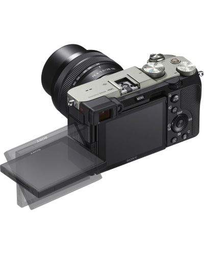 Fotoaparat bez zrcala Sony - Alpha 7C, FE 28-60mm, Silver + baterija Sony NP- FZ100 - 4