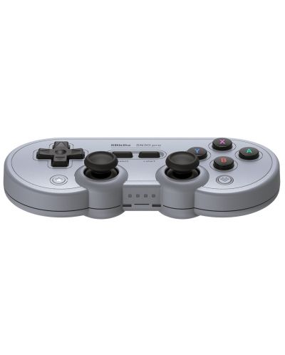 Bežični kontroler 8BitDo - SN30 Pro, Hall Effect Edition, Grey (Nintendo Switch/PC) - 2
