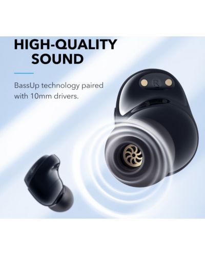 Bežične slušalice Anker - Soundcore Dot 3i, ANC, crne - 7