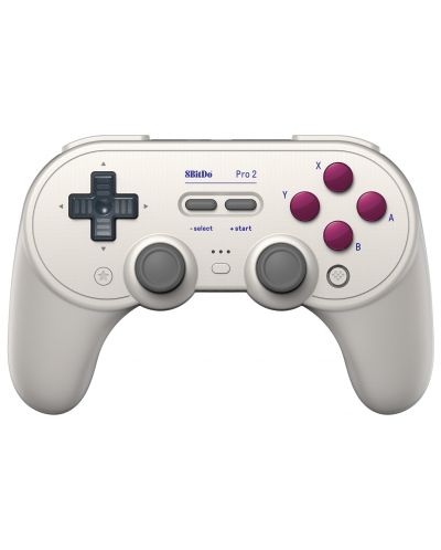 Bežični kontroler 8BitDo - Pro 2, Hall Effect Edition, G Classic, White (Nintendo Switch/PC) - 1