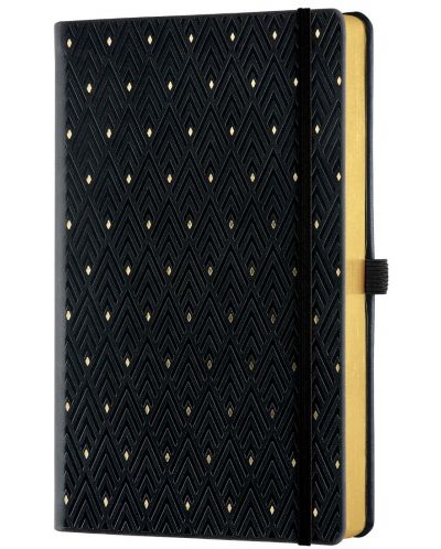 Bilježnica Castelli Copper & Gold - Diamonds Gold, 9 x 14 cm, bijeli listovi - 2