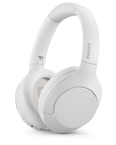 Bežične slušalice Philips - TAH8506WT/00, ANC, bijele - 1