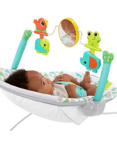 Ležaljka za bebe Bright Starts - Spinnin’ Safari - 2