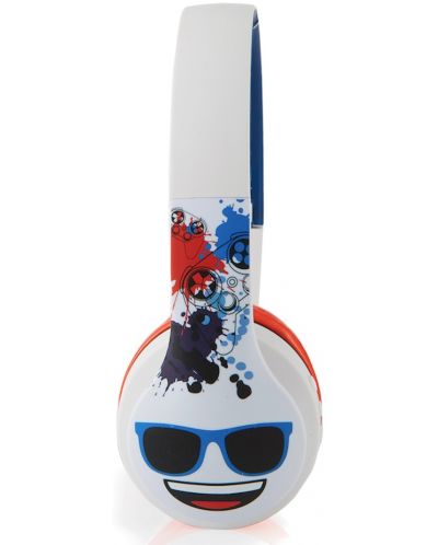 Bežične slušalice s mikrofonom Emoji – Game, dječje, plave - 2