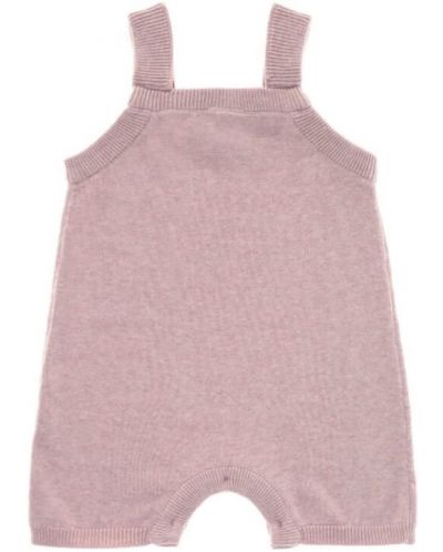 Dječji kombinezon Lassig - Cozy Knit Wear, 50-56 cm, 0-2 mjeseca, rozi - 2