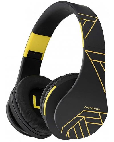 Bežične slušalice PowerLocus - P2, crno/žute - 1