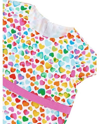 Haljina za bebe sa UV 50+ zaštitom Sterntaler - Sa srcima, 74 cm, 6-9 mjeseci - 3