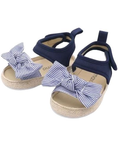 Sandalice za bebe Maximo - Mašnica, plave, veličina 21 - 1