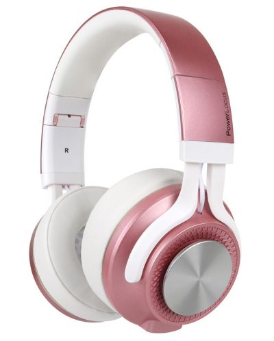 Bežične slušalice PowerLocus - P3 Matte, ružičaste - 1