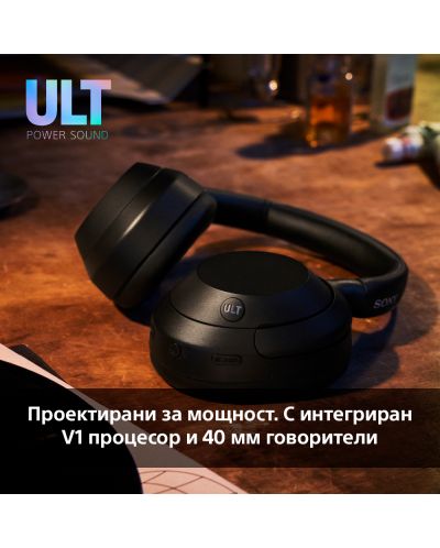 Bežične slušalice Sony - WH ULT Wear, ANC, crne - 4