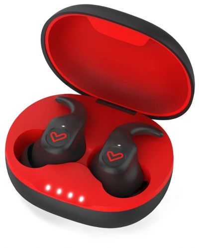 Bežične slušalice Energy Sistem - Freestyle, TWS, crno/crvene - 3