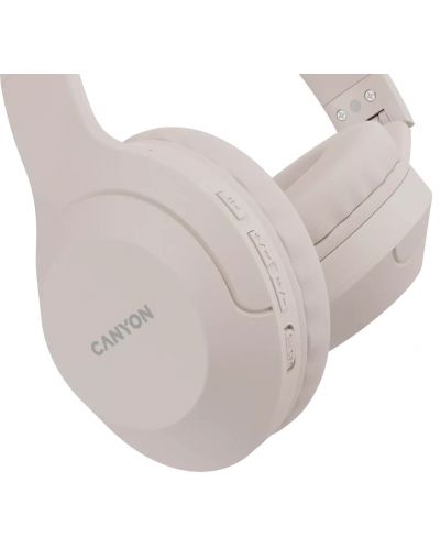 Bežične slušalice s mikrofonom Canyon - BTHS-3, bež - 3