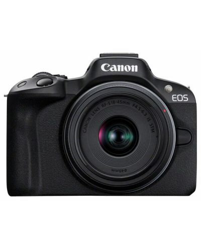 Kamera bez ogledala Canon - EOS R50, RF-S 18-45mm, f/4.5-6.3 IS STM - 1