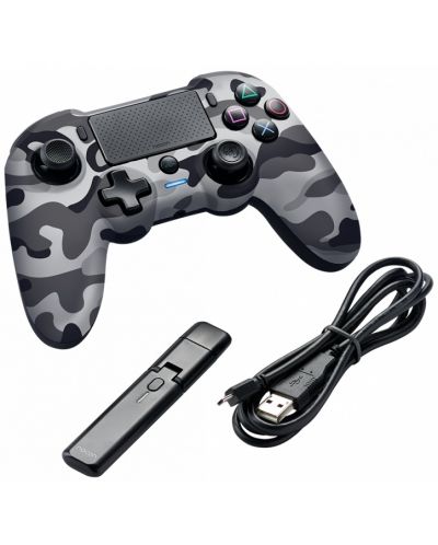 Bežični gamepad Nacon Asymmetric Wireless Controller, za PS4/PC (Camo Grey) - 3