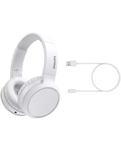 Bežične Slušalice s mikrofonom Philips - TAH5205WT, bijele - 2