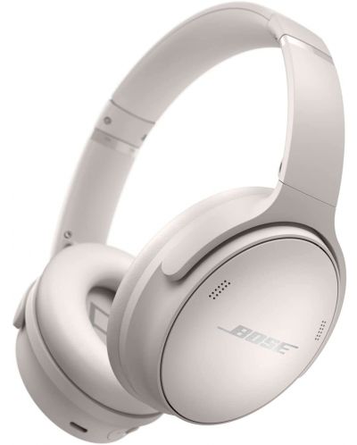 Bežične slušalice s mikrofonom Bose - QuietComfort 45, ANC, bijele - 1