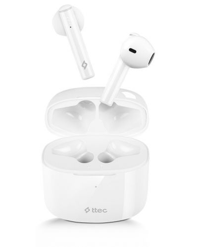 Bežične slušalice ttec - AirBeat Lite 2, TWS, bijele - 1
