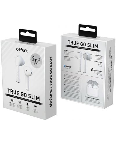 Bežične slušalice Defunc - TRUE GO Slim, TWS, bijele - 7
