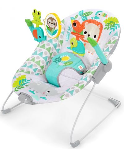 Ležaljka za bebe Bright Starts - Spinnin’ Safari - 1
