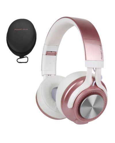 Bežične slušalice PowerLocus - P3, ružičaste - 5