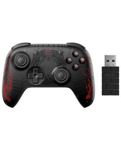 Bežični kontroler 8BitDo - Ultimate 2C 2.4G, Black Myth: Wukong, Hall-Effect, crni (PC) - 6