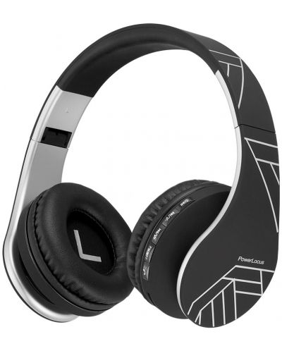 Bežične slušalice PowerLocus - P1, crno/srebrne - 1