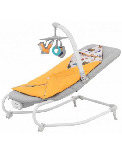 Ležaljka za bebe KinderKraft - Felio 2, Yellow - 1