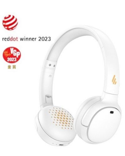 Bežične slušalice s mikrofonom Edifier - WH500, bijele/žute - 1