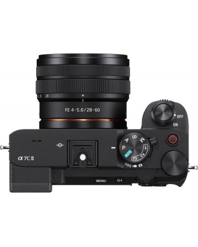 Fotoaparat bez zrcala Sony - A7C II, FE 28-60mm, f/4-5.6, Black - 5