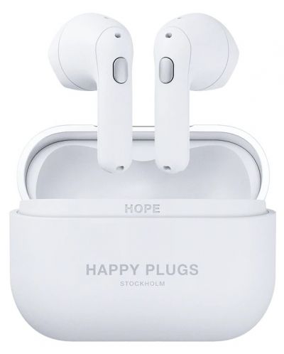 Bežične slušalice Happy Plugs - Hope, TWS, bijele - 1