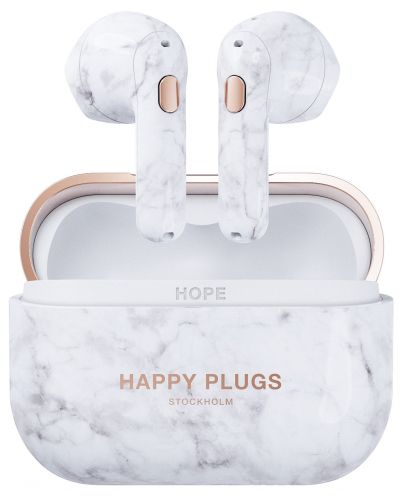Bežične slušalice Happy Plugs - Hope, TWS, White Marble - 1