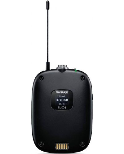 Bežični mikrofonski sustav Shure - SLXD14E-K59, crni - 4