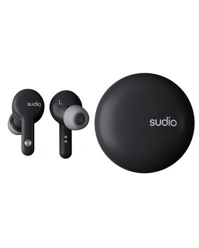 Bežične slušalice Sudio - A2, TWS, ANC, crne - 1