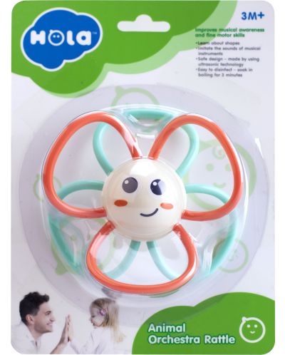 Zvečka za bebe Hola Toys - Suncokret - 2